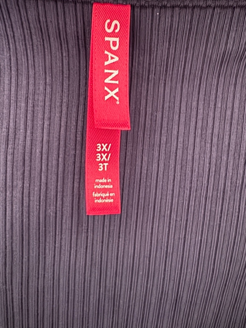 SPANX® Stretch Rib Scoop Neck Tank NWOT 3X NAVY BLUE - Picture 4 of 6